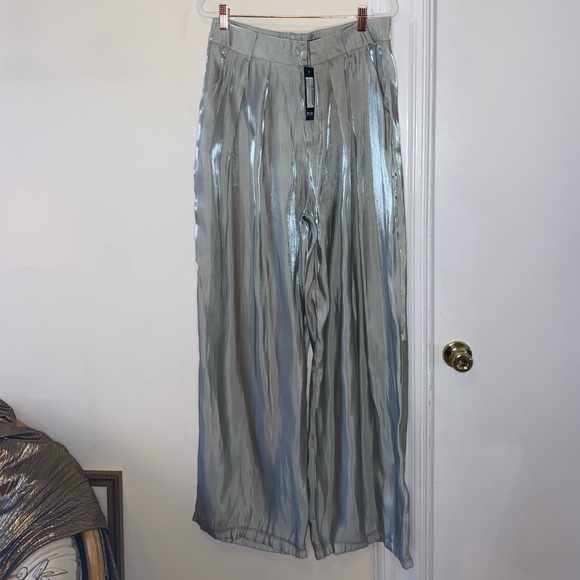 NWT NastyGal Mint Green Blazer and high waisted pant set. - Picture 5 of 10